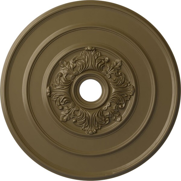 Ekena Millwork Traditional with Acanthus Leaves Ceiling Medallion, 26"OD x 3 1/8"ID x 1 1/2"P, Mississippi Mud CM26TAMMF - main